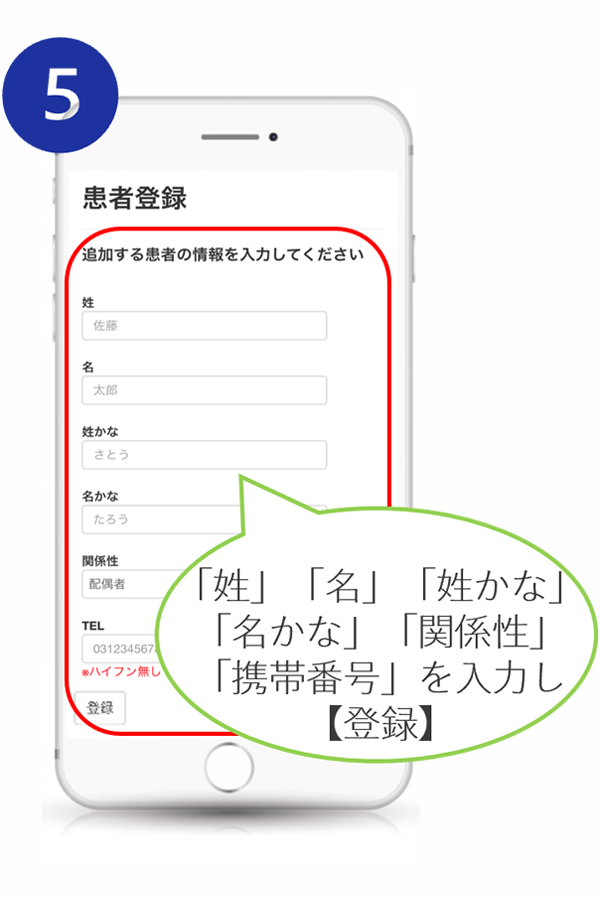 LINEご家族登録操作手順